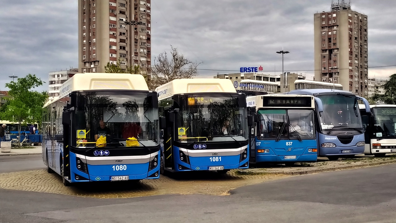 BMC Procity 12 CNG (2021) #1080 i #1081 i Volvo B7RLE / Neobus 501G (2005) #837(1)