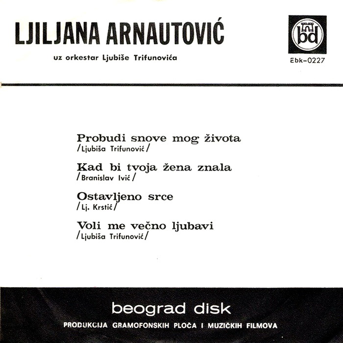 Ljiljana Arnautovic 1971 z