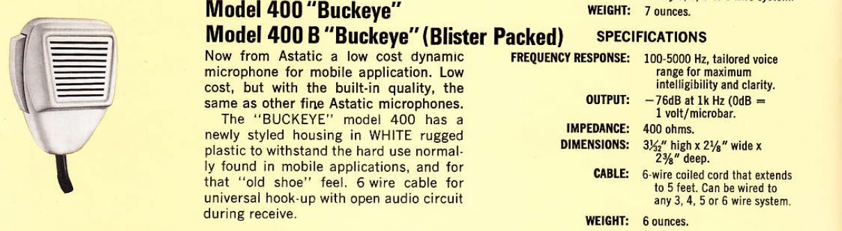 astatic 400