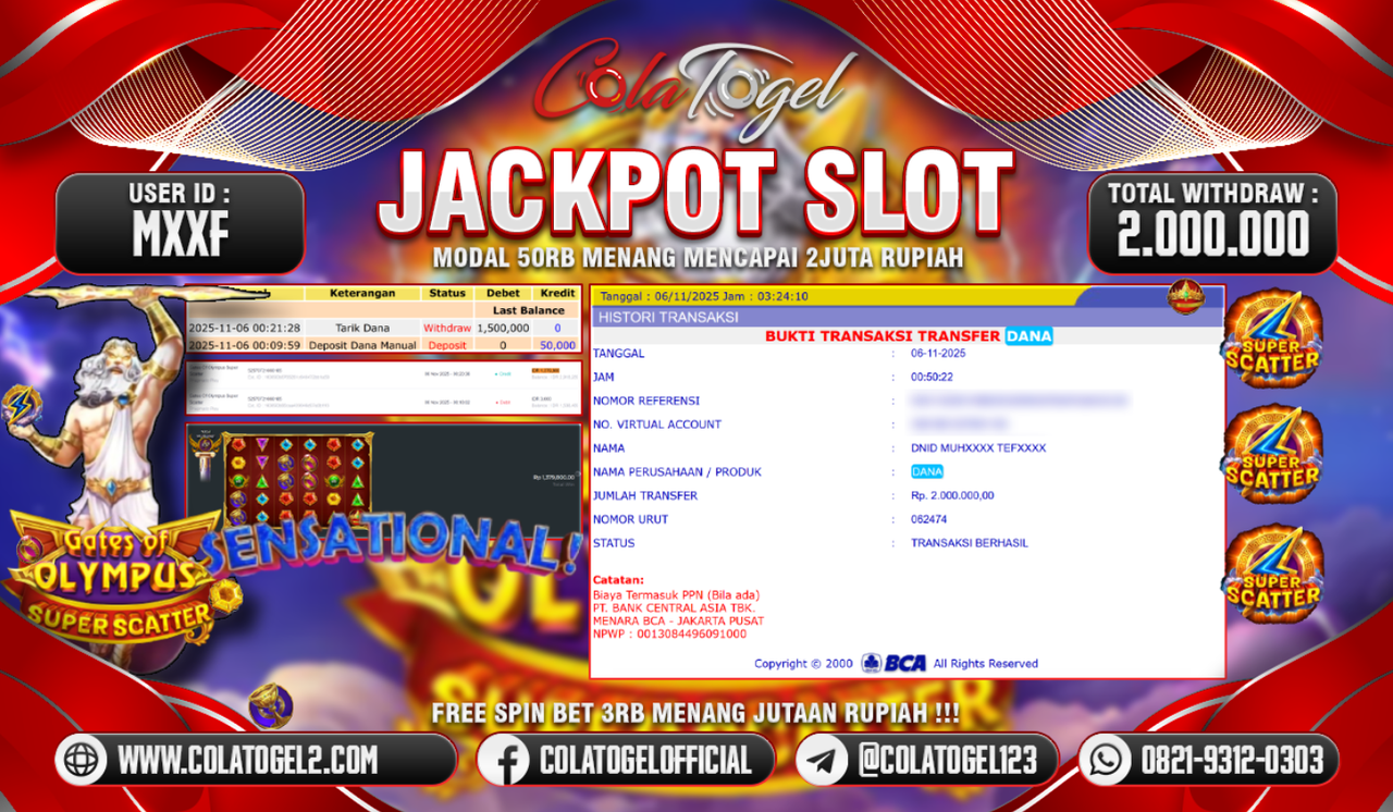 JACKPOT SLOT GACOR!!