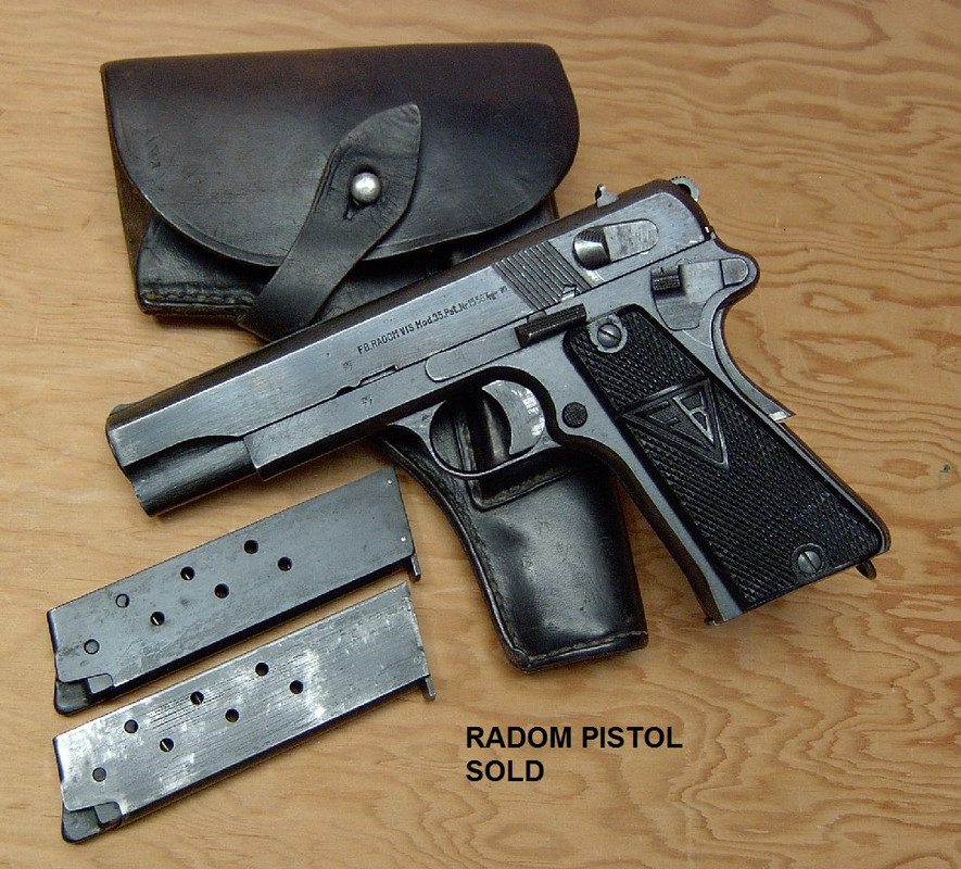 My Radom Pistol with holster and mags left side--SOLD