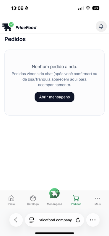 Gerenciar pedidos