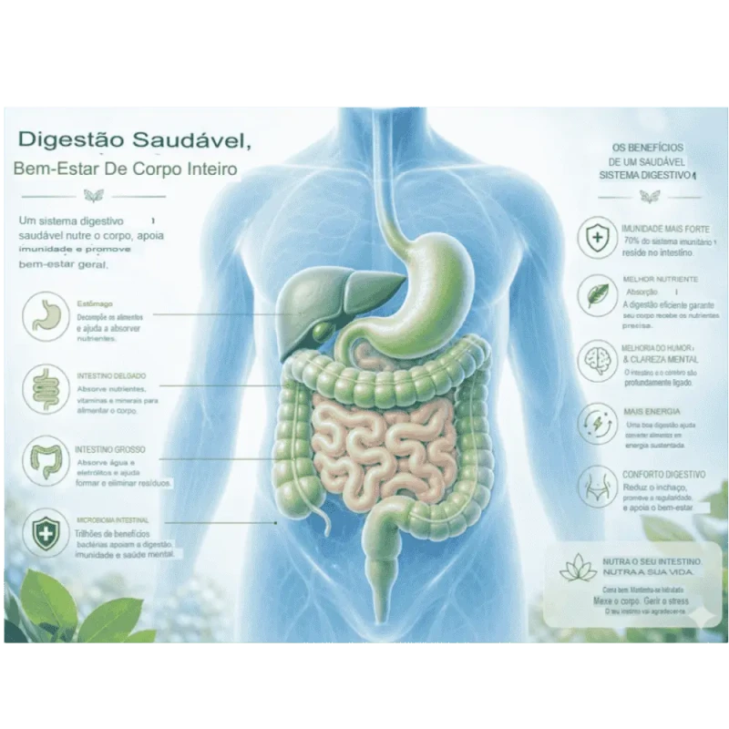 Sistema digestivo saudável - Como usar Mounjax para melhorar a saúde