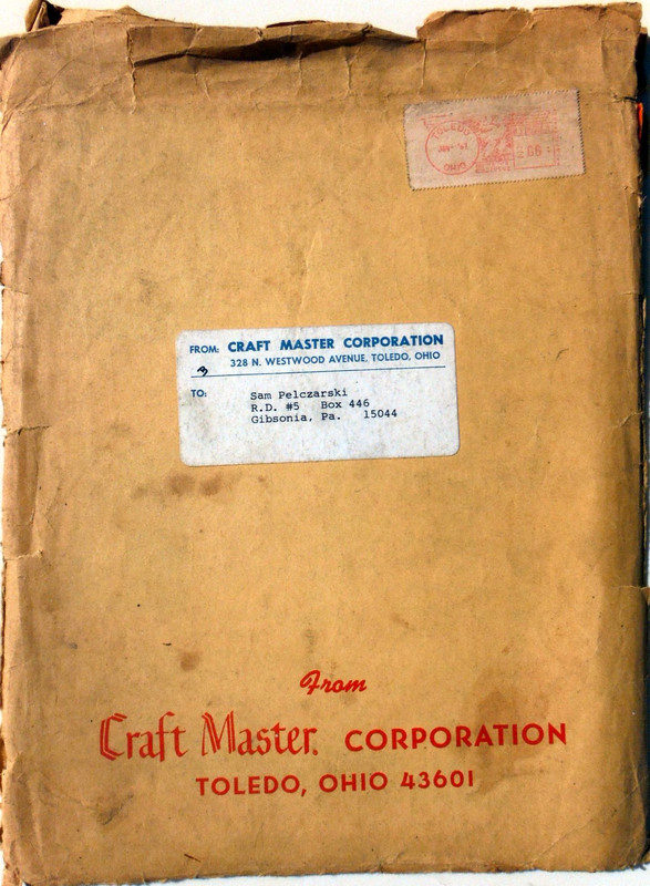 Craft Master Envelope Jan 1967