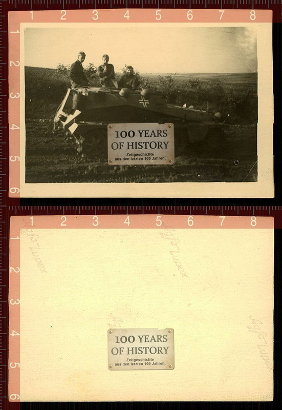 Orig. Foto German Spähwagen Panzer Tank Russland