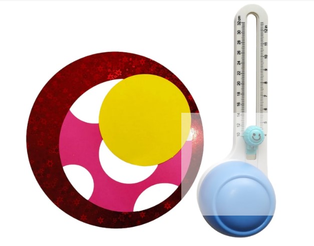 cortador de circulos giratorio para papel y diseño