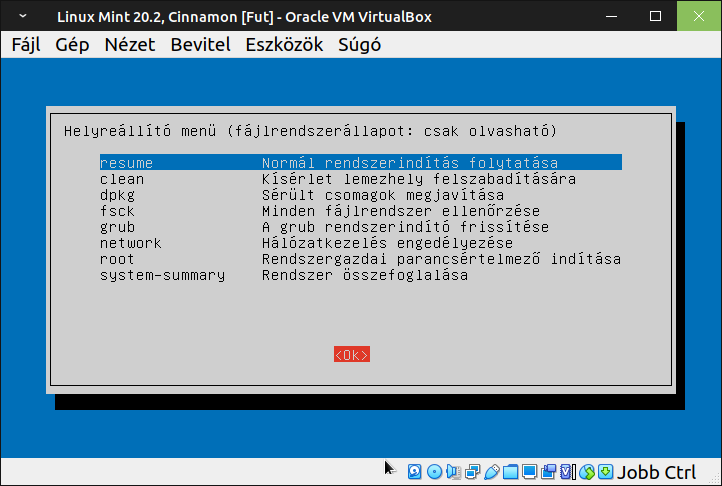 GRUB Recovery - Hibajavítás (sudo) _12