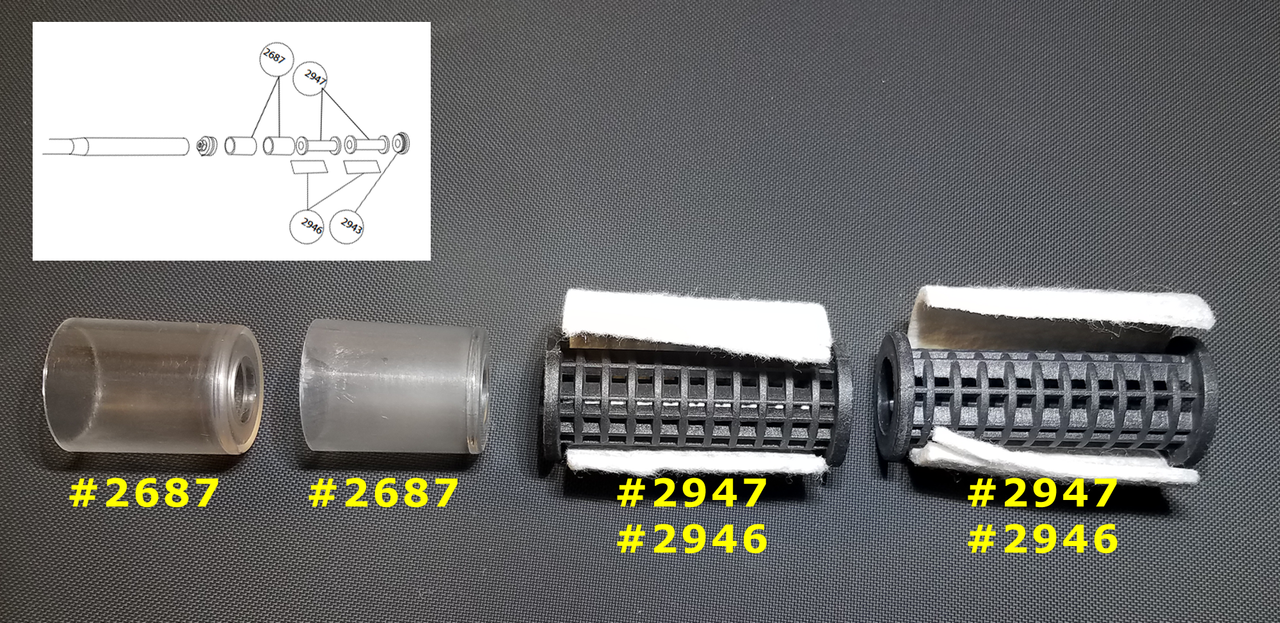 10Stage Vented Baffle for Hatsan Air Rifles Flash, Nova, Flashpup