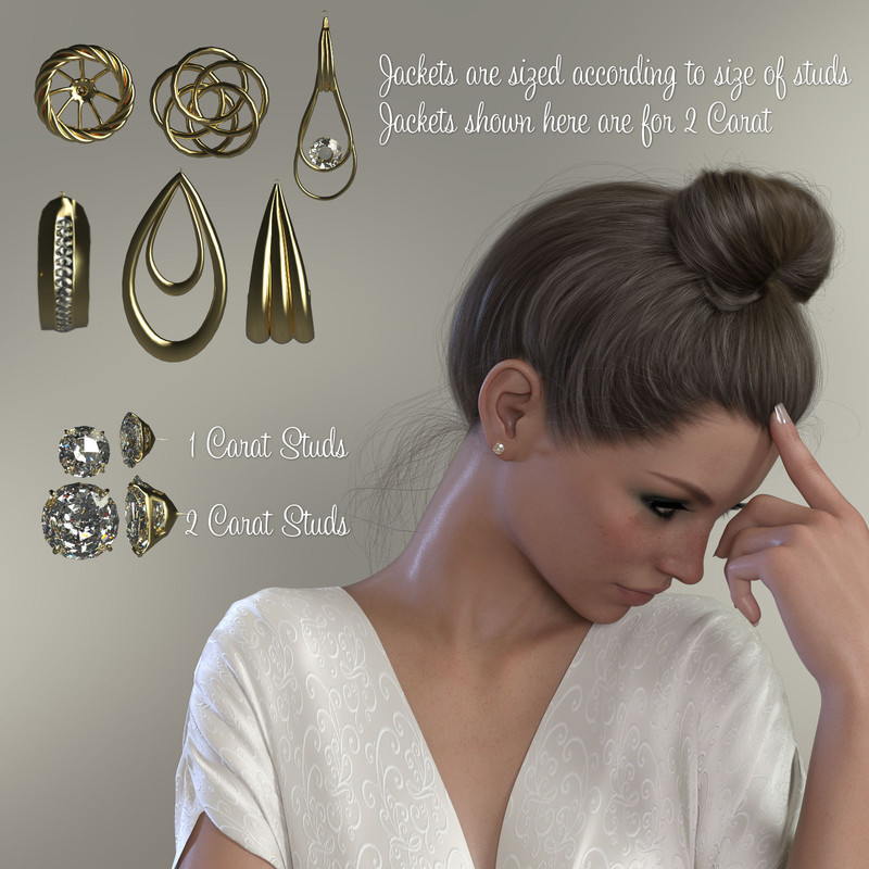 CHB Elegant Bodysuit and Earrings Texture Add-on