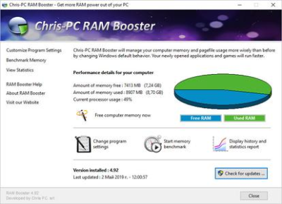 Chris-PC RAM Booster 4.92