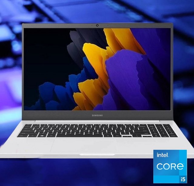 Notebook Samsung Book Intel Core I5-1135g7 8gb 1tb (Intel Iris Xe) W10 Fhd 15.6” Branco Np550xda-Kf4br