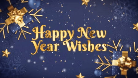 Videohive - Happy New Year Wishes - 49327401
