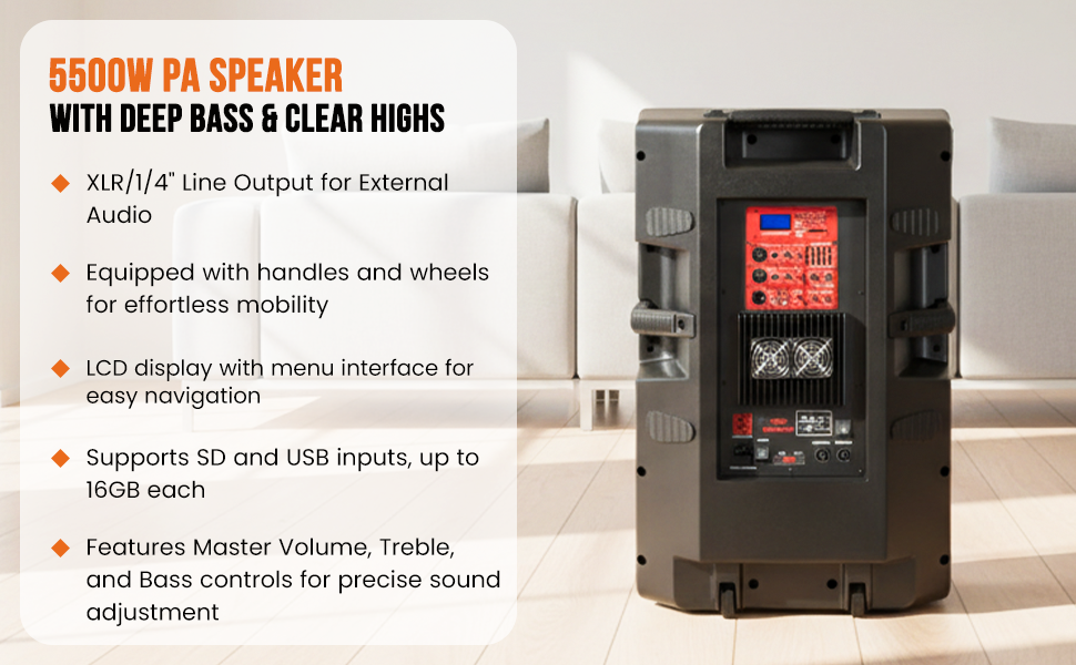 Professional sound quality