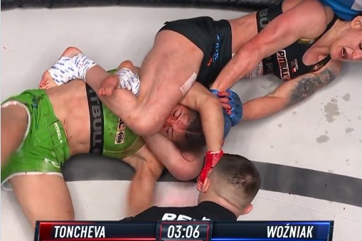 Александра Тончева загуби със събмишън на KSW 90