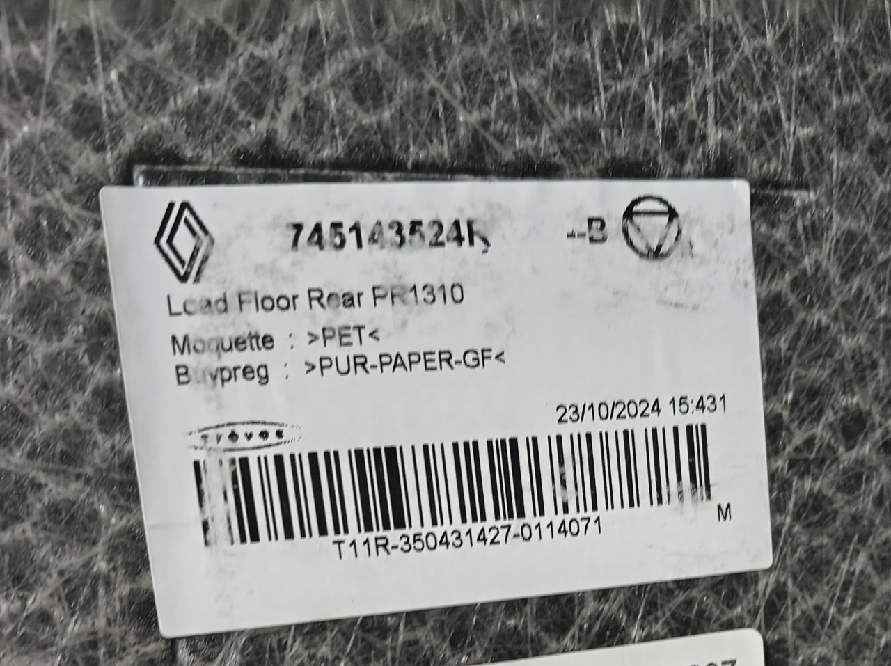 Load Floor Rear