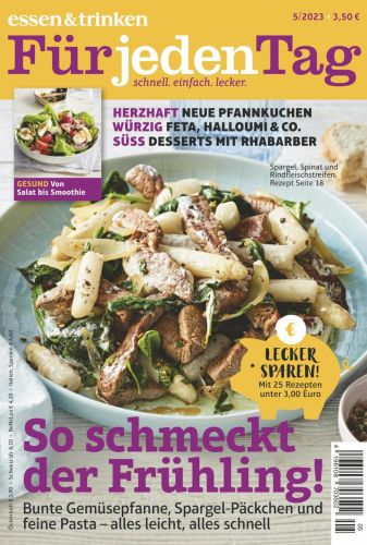 Cover: Essen und Trinken für jeden Tag Magazin Mai No 05 2023