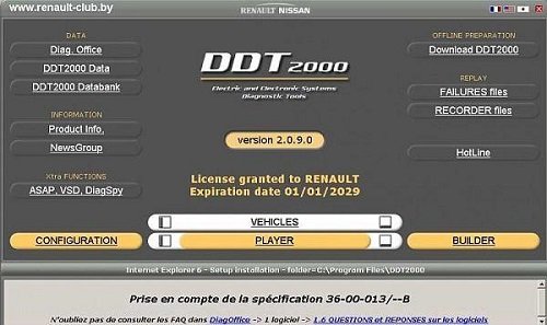 Renault DDT2000 2.0.9.0 (02.2021) Multilingual