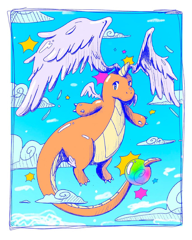 dragonite-and-mega-dragonite-pokemon-dra