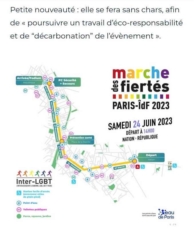 GayPride paris 2023 , tous et