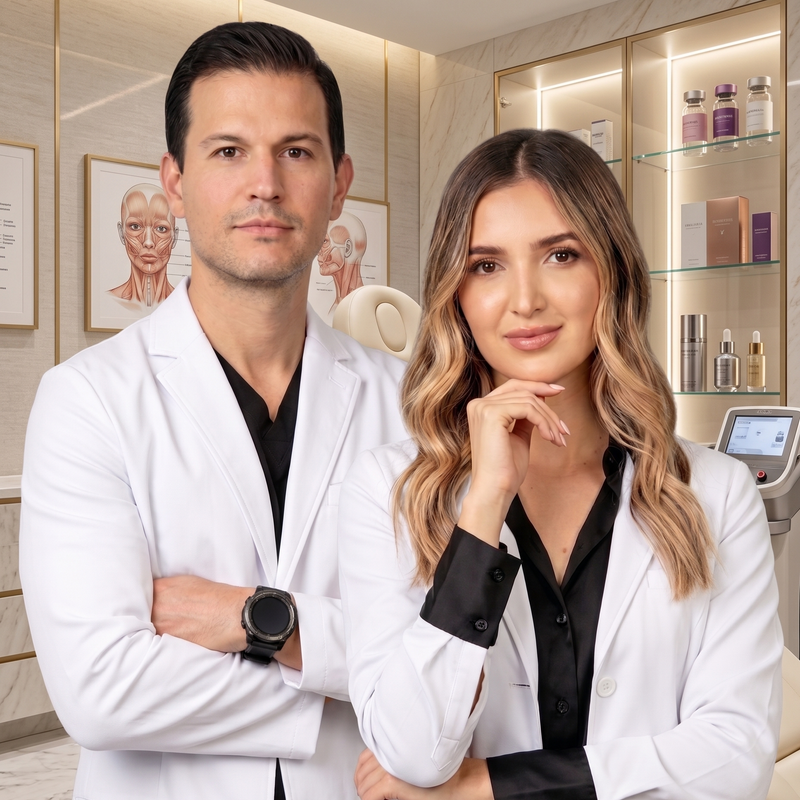 Médicos en evento