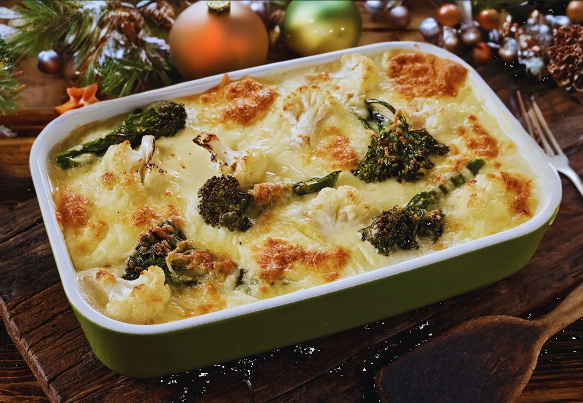 Prepara esta guarnición de brócoli al horno para acompañar la cena de Navidad