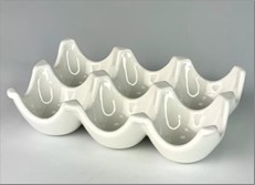 Керамічний лоток для яєць Писанка 6