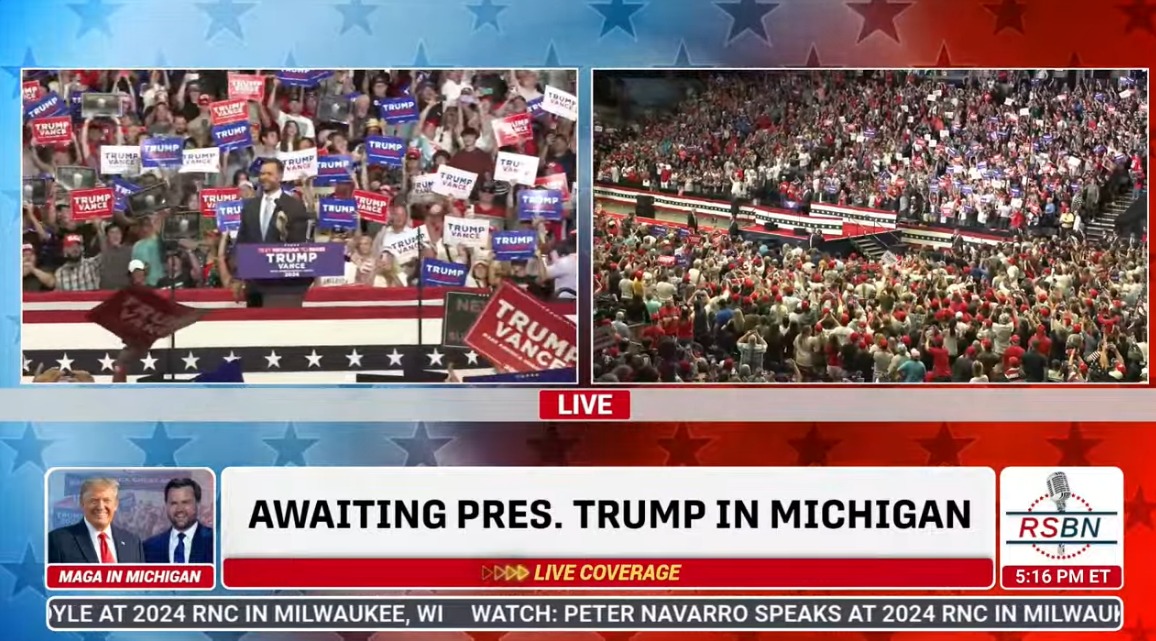 LIVE: PRESIDENT TRUMP AND JD VANCE HOLD MAJOR RALLY IN GRAND RAPIDS ...