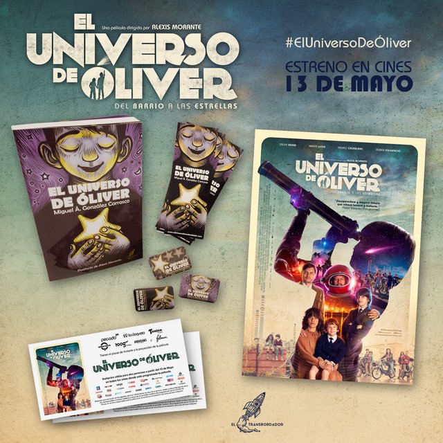 CONCURSO “EL UNIVERSO DE ÓLIVER”: SORTEAMOS 3 PACKS LIBRO+ENTRADA DOBLE DE CINE+ CHAPA