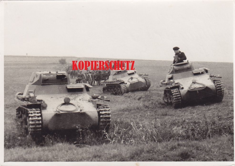 Kriegsberichter Foto Panzer-Wagen 1936 im Manöve