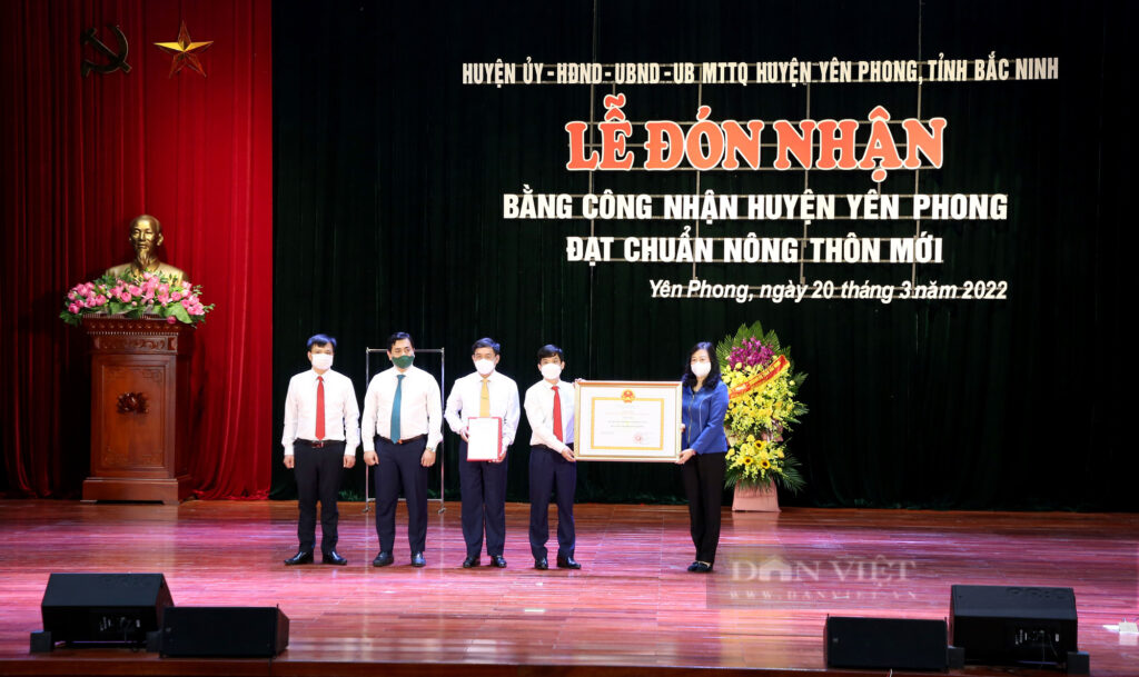 Yên Phong “cán đích” tiêu chuẩn huyện Nông thôn mới: Huyện rõ giàu nhưng mãi mới đạt chuẩn?!?! Yên Phong “cán đích” tiêu chuẩn huyện Nông thôn mới: Huyện rõ giàu nhưng mãi mới đạt chuẩn?!?!