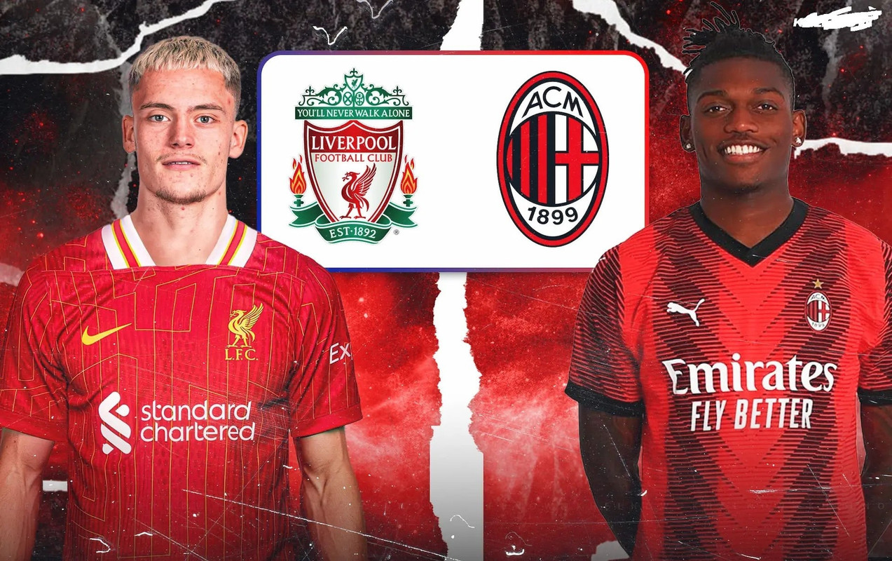 Biến động kèo Liverpool vs AC Milan 18h30 26/7 Giao Hữu CLB