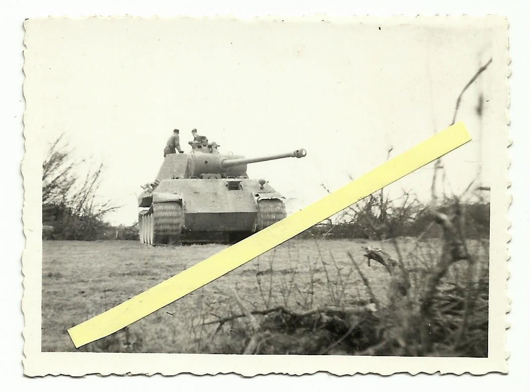 Foto 2WK schwerer deutscher Panzer Typ Panther m