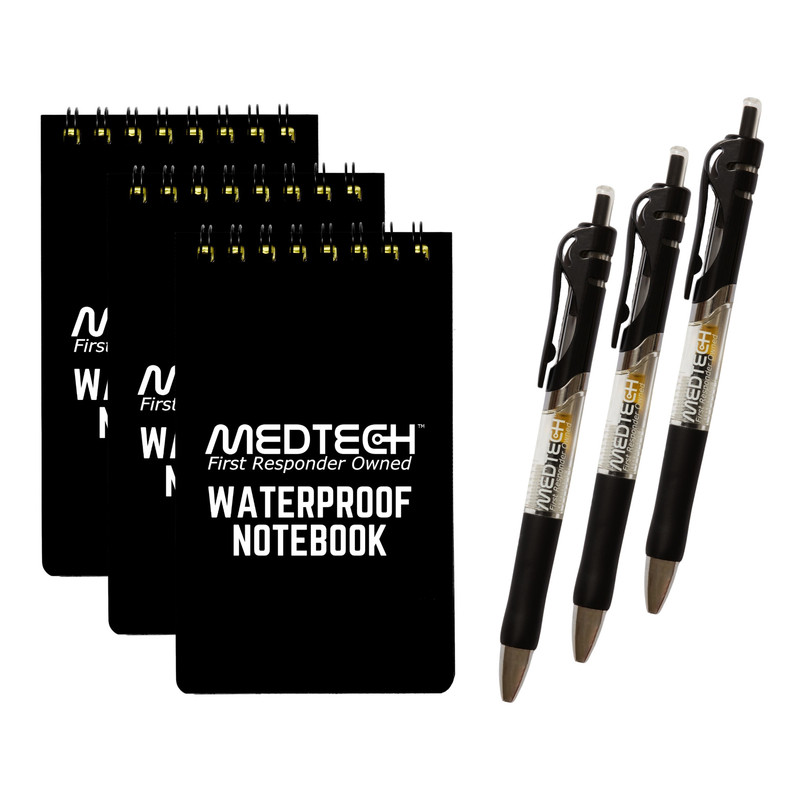 Documenting Care in Any Condition with EMS Waterproof Notepad 2 Waterproof Notepad Pen