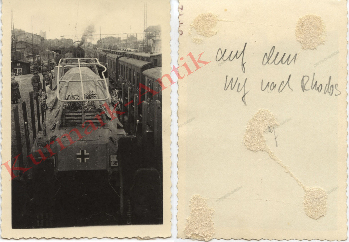 5.Gebirgsjäger N.E.A.7 Griechenland Rhodos Rodi 