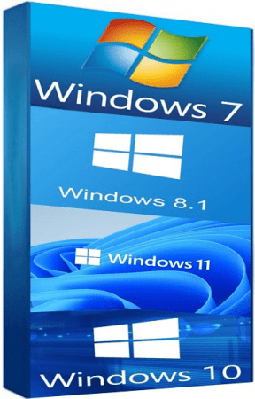 Windows All (7, 8.1, 10, 11) All Editions With Updates AIO 52in1 August 2023 Preactivated