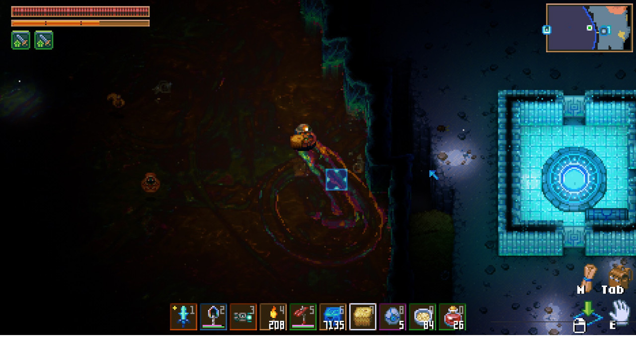 outside moat and crystal shell