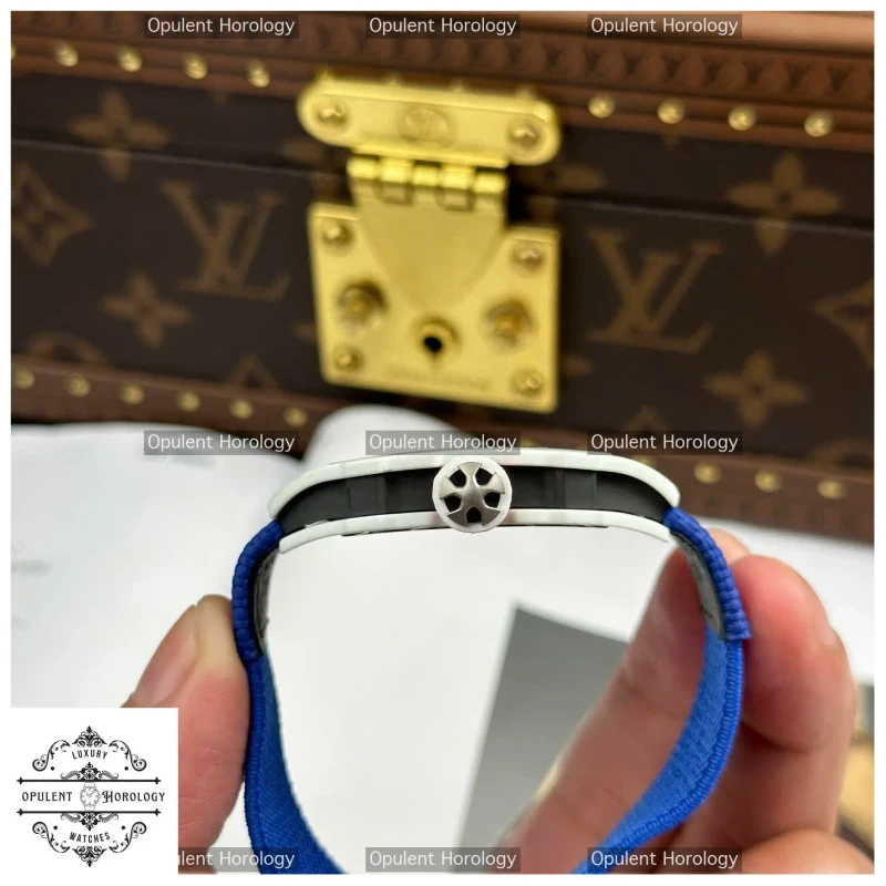 Richard Mille RM67-02 White Carbon TPT Replica - 38.7mm Ultra-Light Skeleton Watch