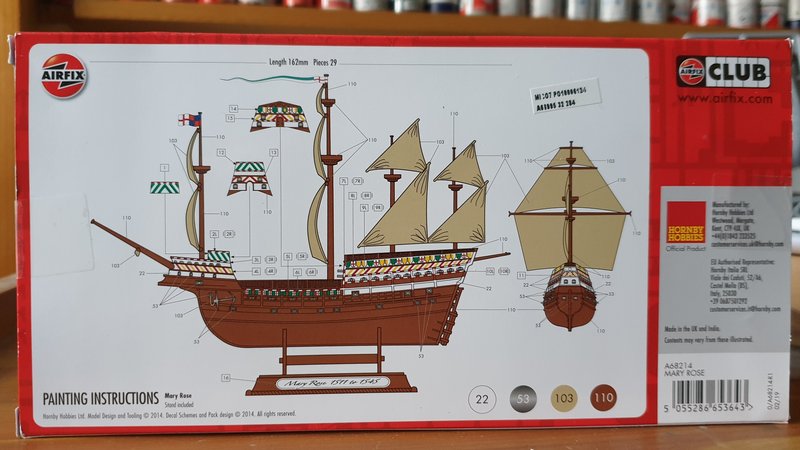 Airfix 1/400 Mary Rose - The Unofficial Airfix Modellers' Forum