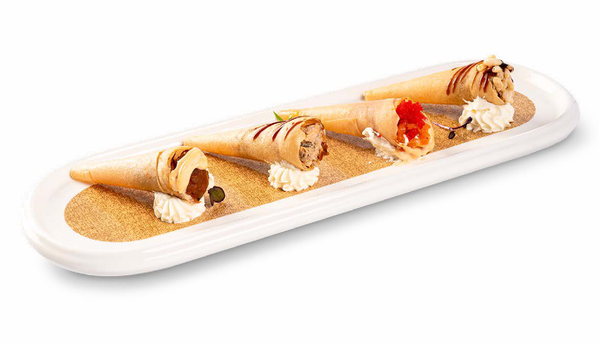 8891. Cono misto - 4 pezzi