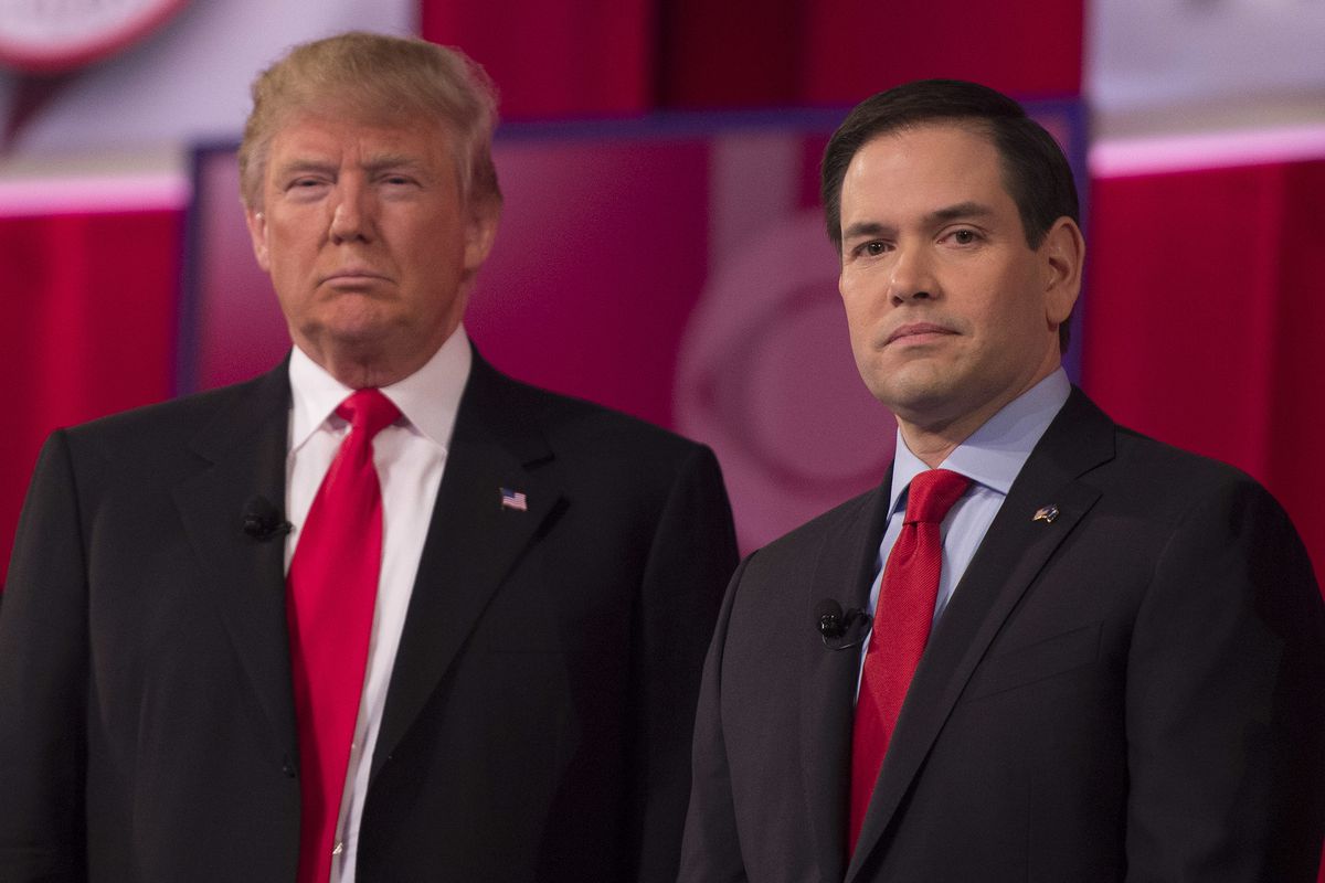 Donald Trump and Marco Rubio