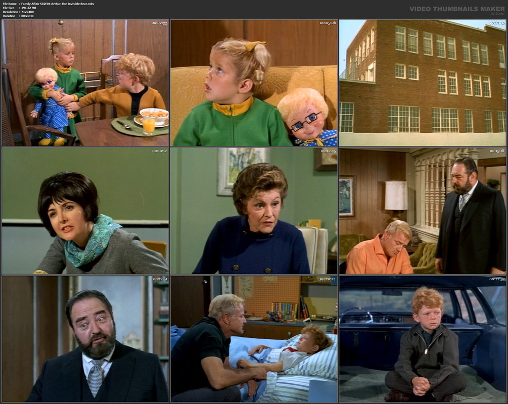 Family Affair S02E04 Arthur, the Invisible Bear.mkv