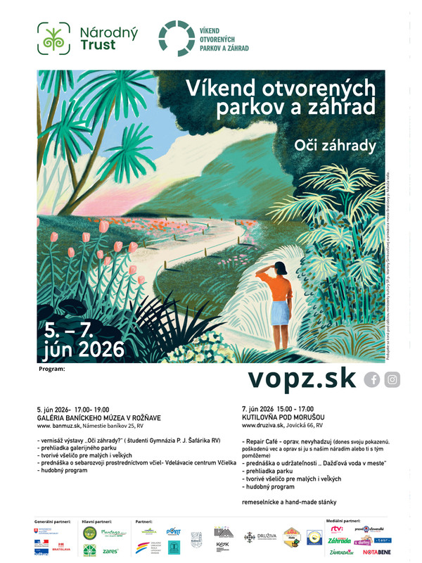 Víkend otvorených parkov a záhrad – Oči záhrady