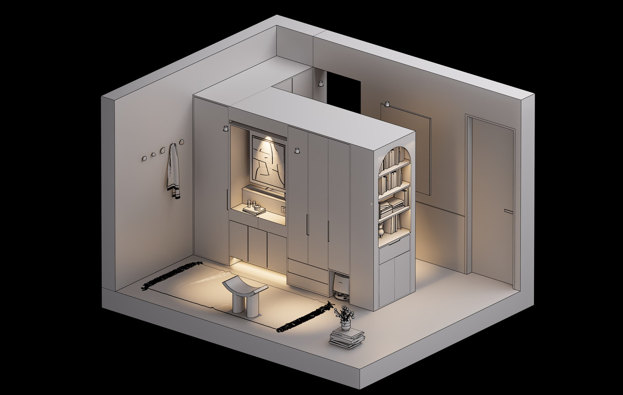 一柜三用的超级收纳柜