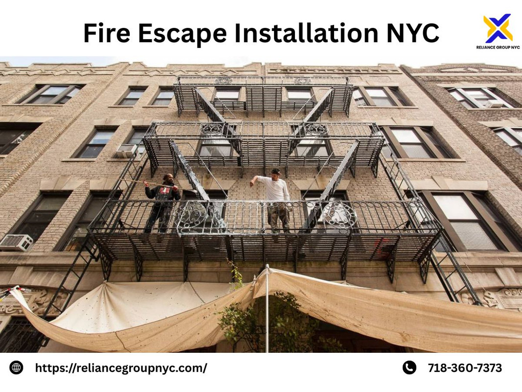 Fire Escape Installation NYC Reliance Group NYC