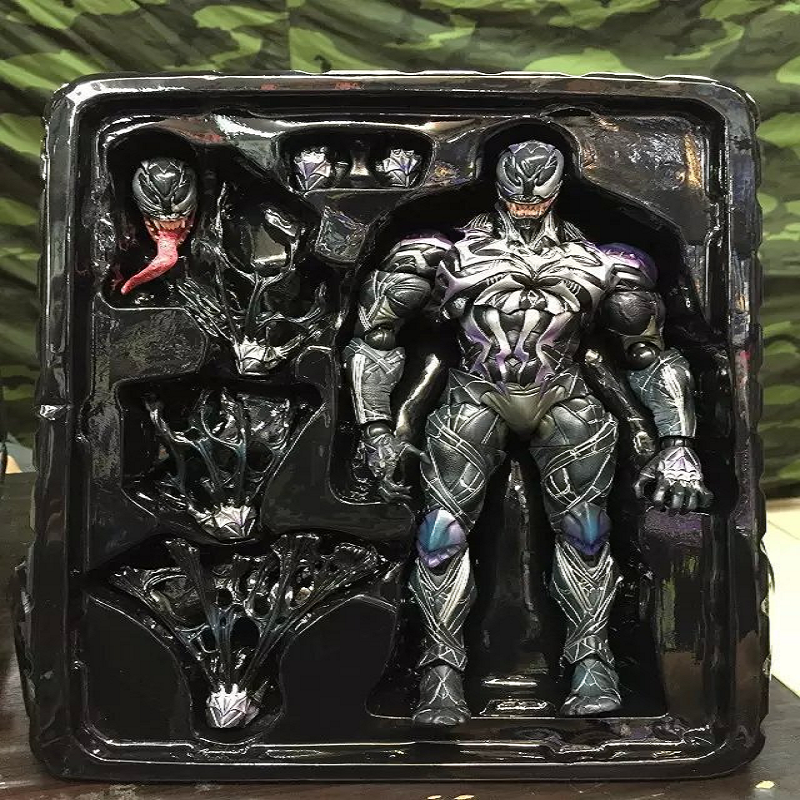 レビューの多い高評価商品特集！ Action Venom Black Figure Toy Statue Comic Marvel Man Spider ボール