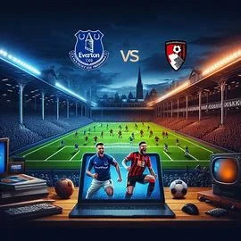 صورة مباراة إيفرتون ضد بورنموث