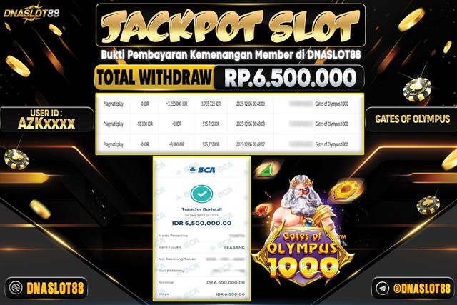 JACKPOT SLOT GATES OF OLYMPUS 1000 5 DESEMBER 2025