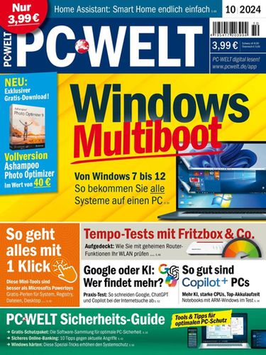 Cover: Pc Welt Magazin No 10 Oktober 2024