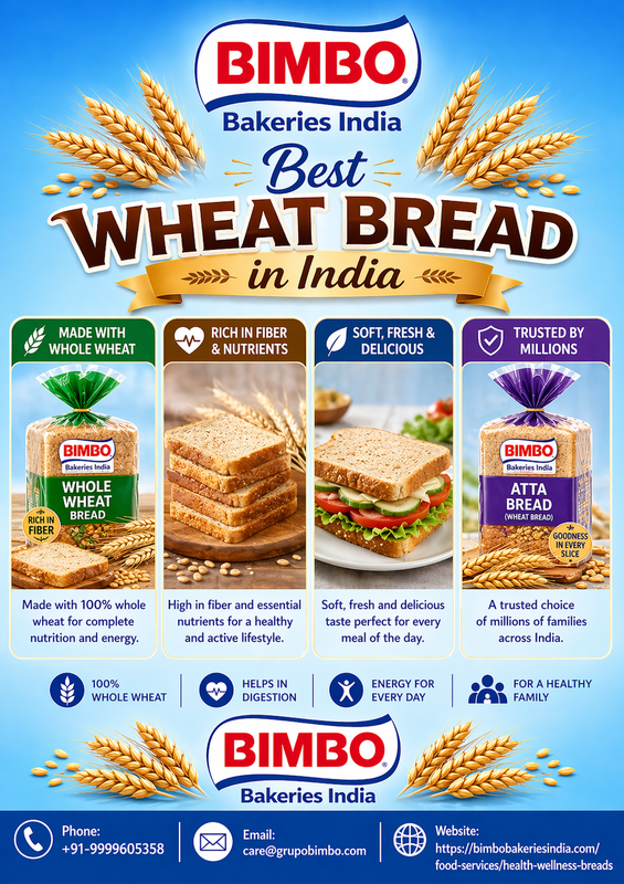 Bimbo wheat bread advertisement design