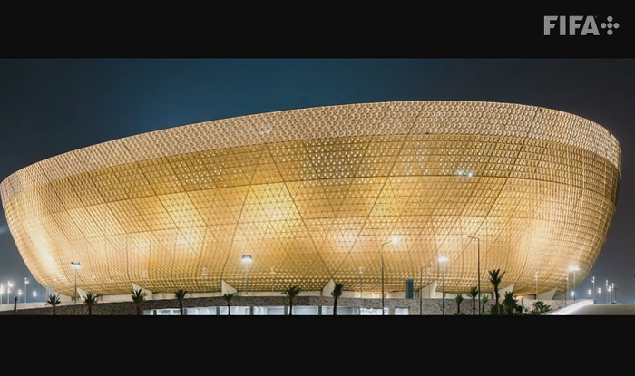 Stadion Lusail, lokasi laga final Piala Dunia 2022.